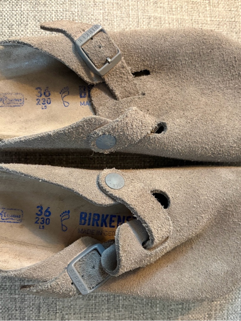 Birkenstock Boston Suede Slip-On Clogs